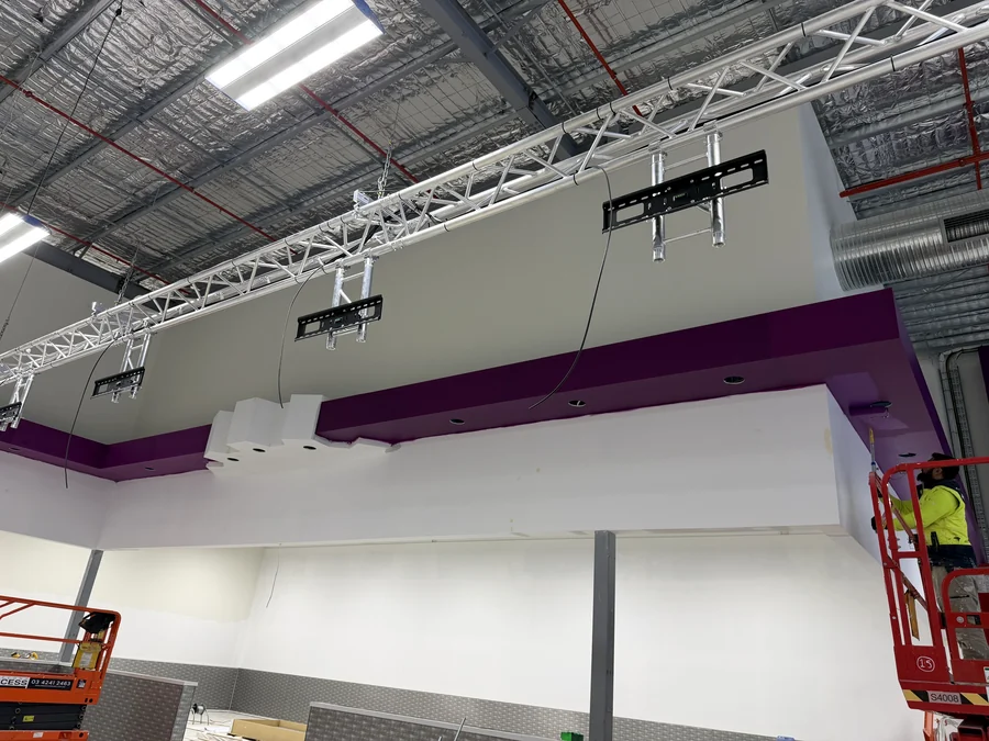 Commercial painting project