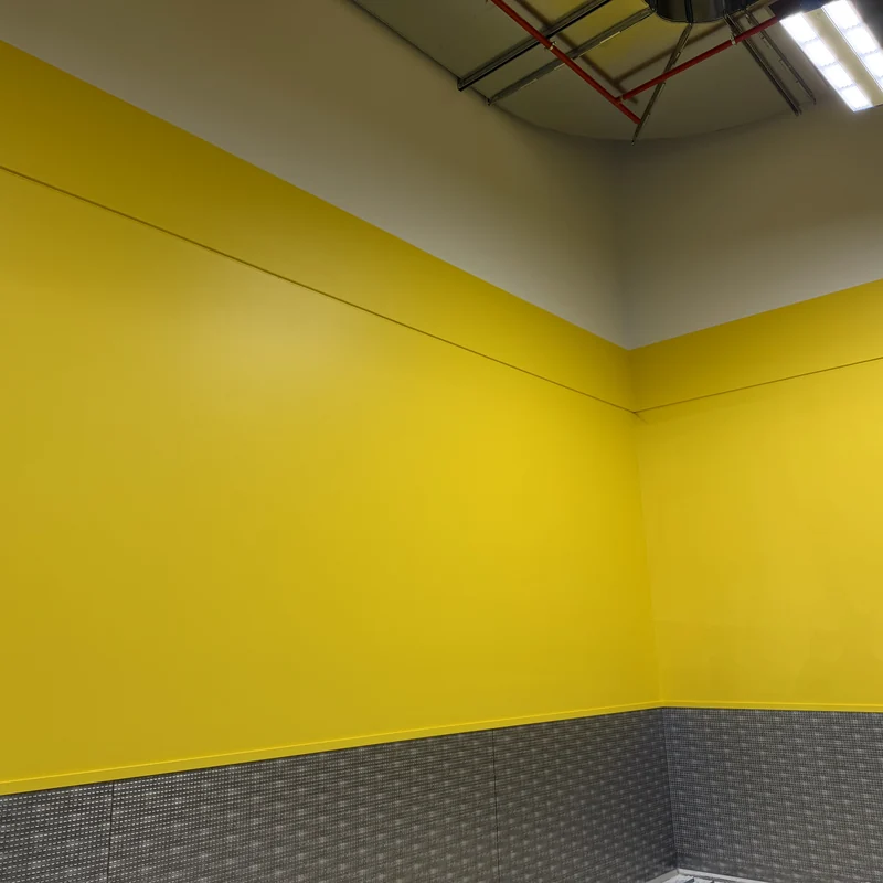 Commercial painting project detail