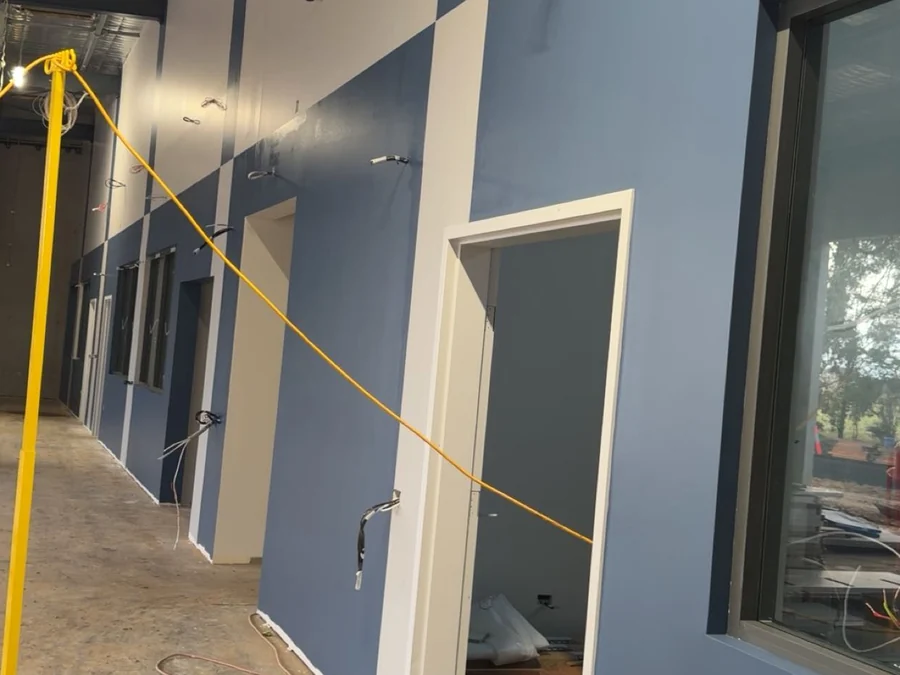 Commercial painting project